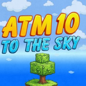 All The Mods 10 - To the Sky Logo